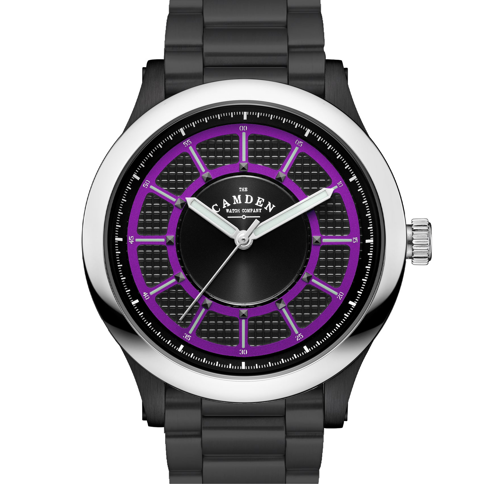 No.253 Purple Design Lab on Metal Bracelet