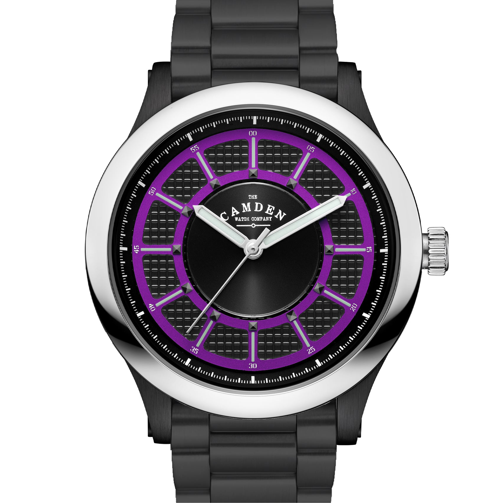 No.253 Purple Design Lab on Metal Bracelet