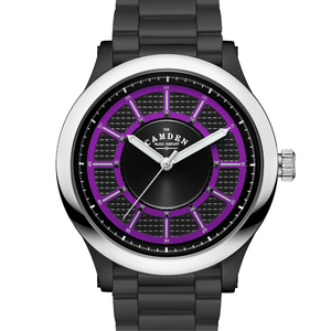 No.253 Purple Design Lab on Metal Bracelet