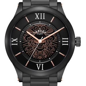 No.253 Memento Mori Rose Gold on Metal Bracelet