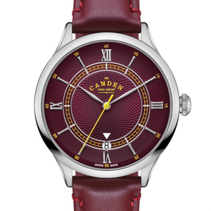 No.274 Swiss Automatic Steel and Oxblood on Oxblood Italian Leather