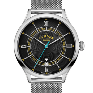 No.274 Swiss Automatic Steel and Black on Mesh