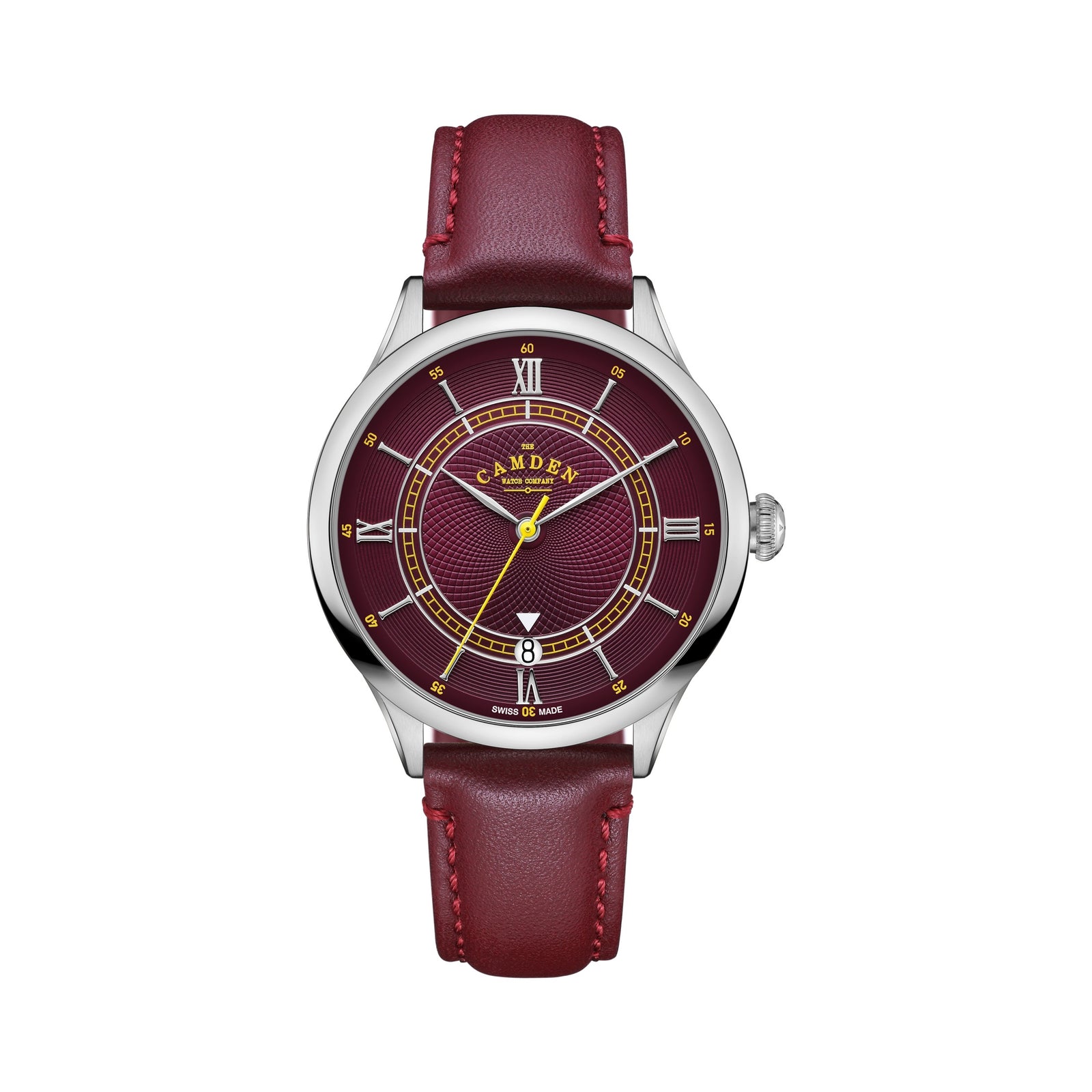 No.274 Swiss Automatic Steel and Oxblood on Oxblood Italian Leather
