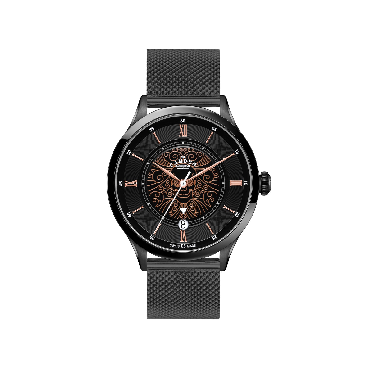 No.274 Swiss Automatic Memento Mori on Mesh band