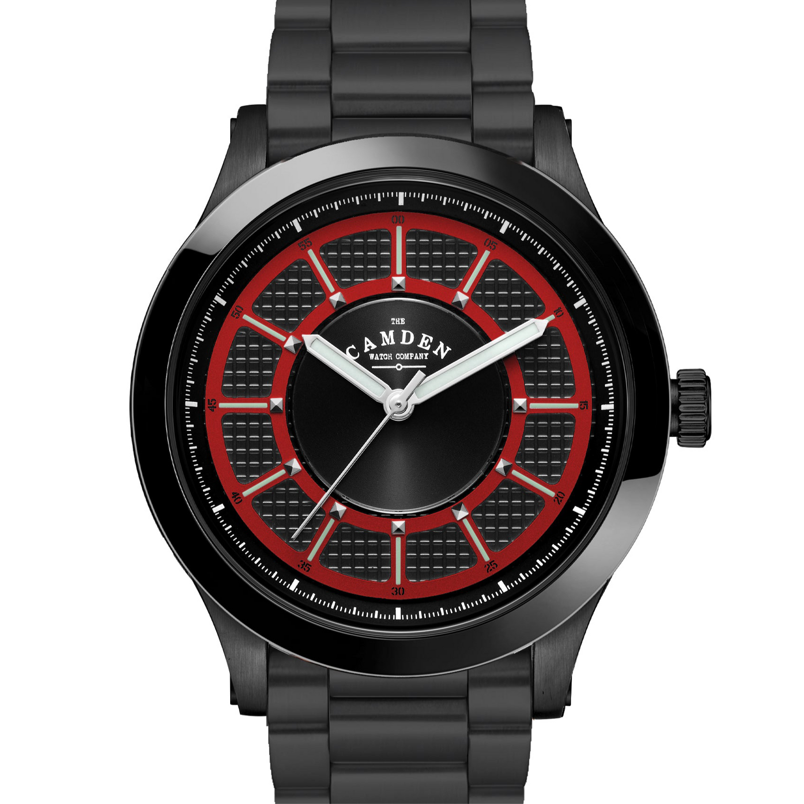 No.253 Black and Red on Metal Bracelet