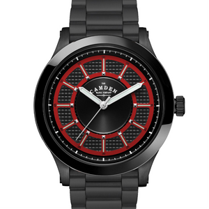 No.253 Black and Red on Metal Bracelet