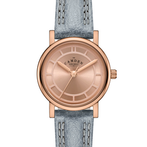 No.24 Type II Rose Gold on Grey Leather