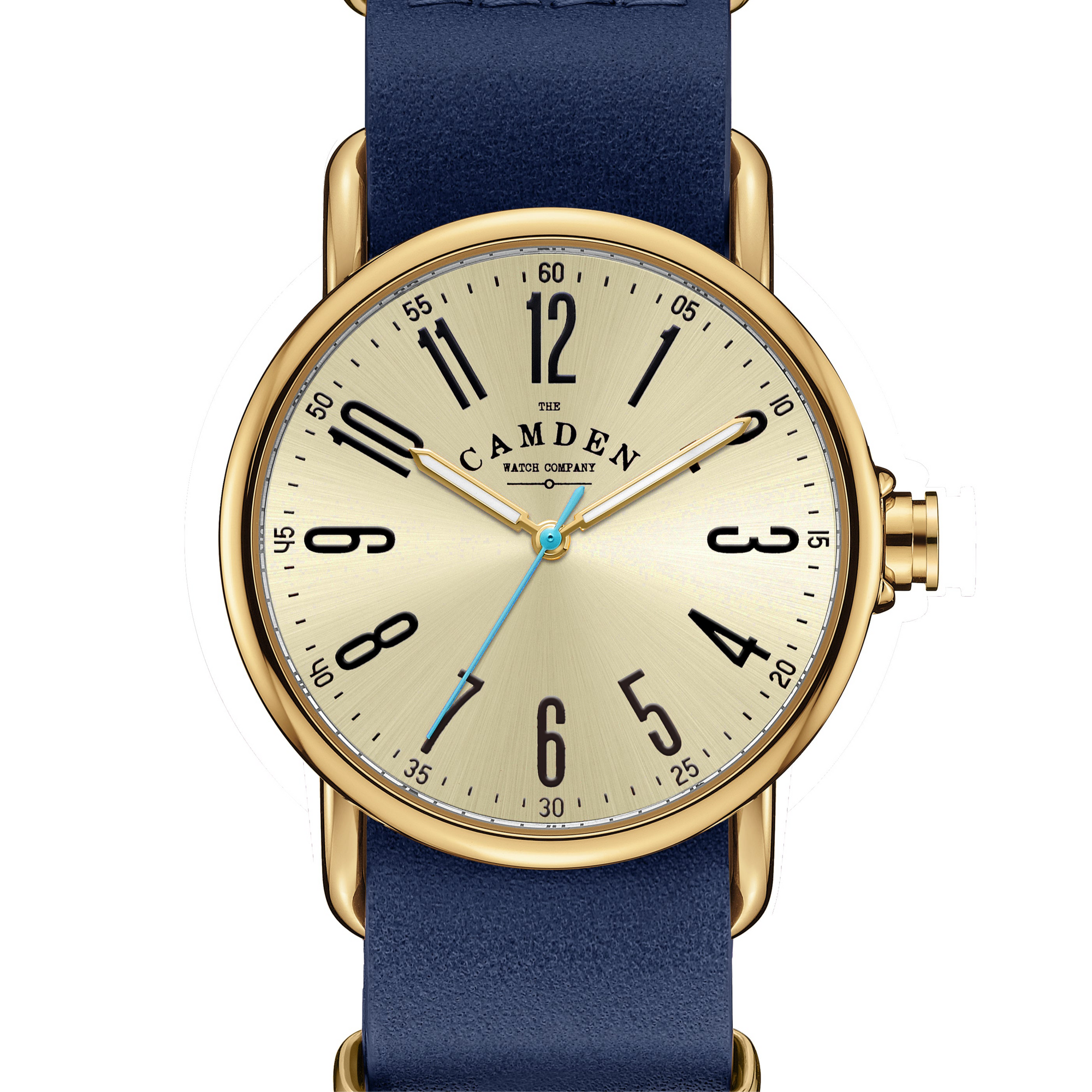 SMALL No.88 Gold on Navy Leather