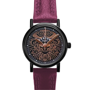 No.24 Memento Mori on Oxblood Leather