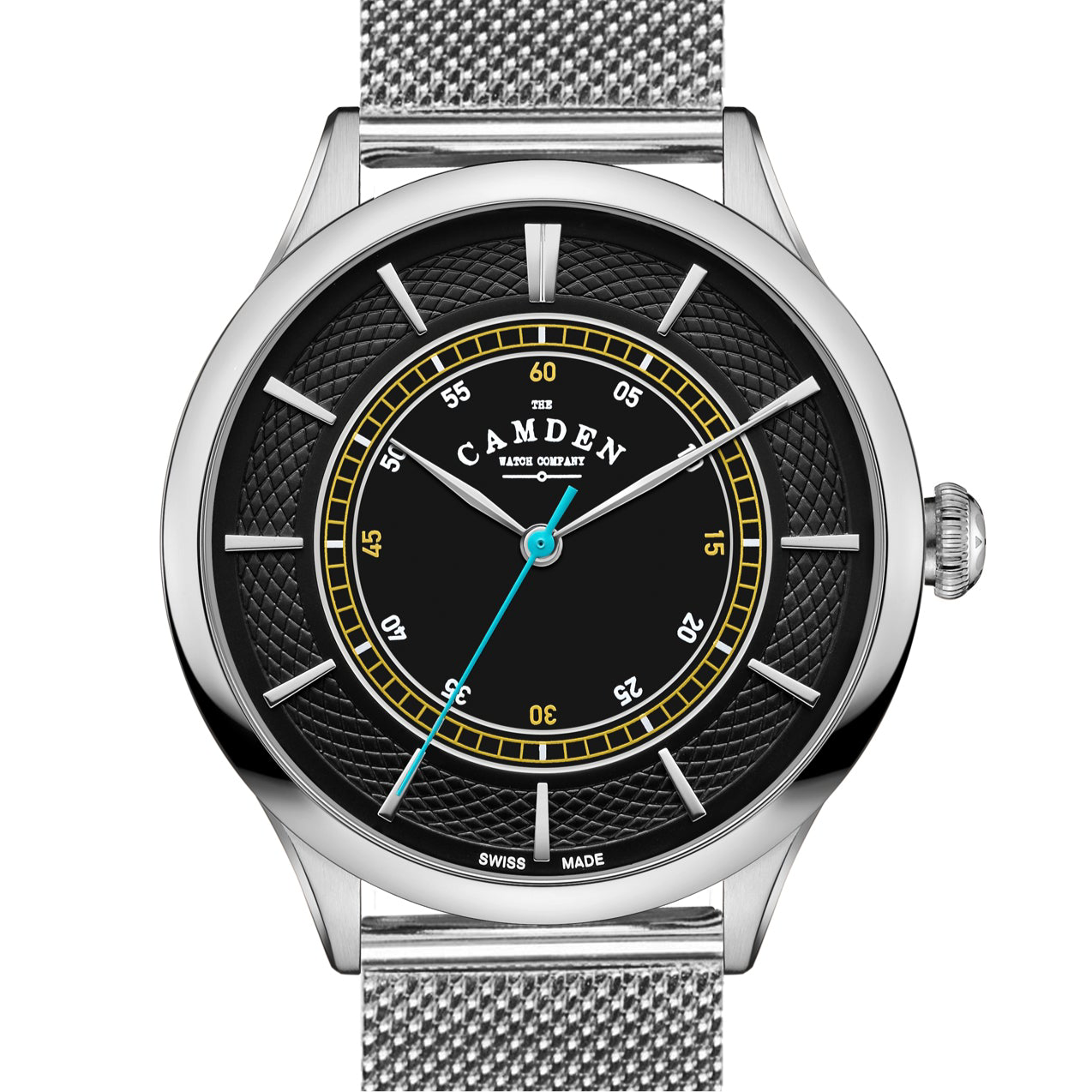 No.274 Swiss Automatic Steel and Black on Mesh