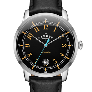 No.29 Type II Automatic Steel and Black on Black Italian Leather