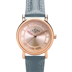 No.24 Type II Rose Gold on Grey Leather