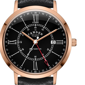 No.27 GMT Rose Gold and Black on Black Leather