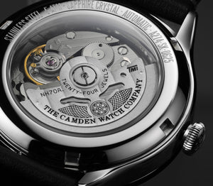 No.274 Skeleton Steel and Navy on Navy Italian Leather