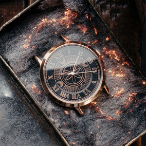 No.27 Witchcraft Rose Gold and Black on Rose Gold Mesh
