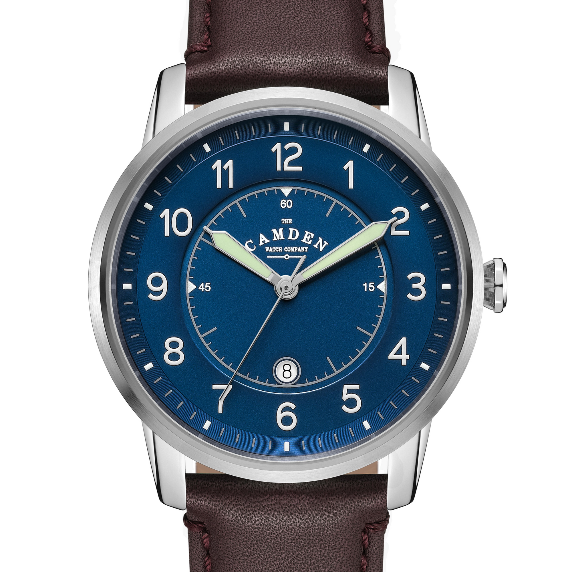 No.29 Type II Steel and Navy on Brown Italian Leather