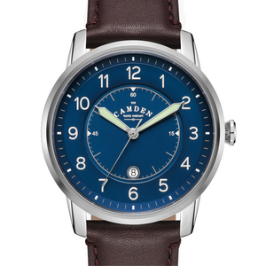 No.29 Type II Steel and Navy on Brown Italian Leather