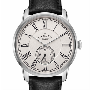 No.29 Steel and Black Mini Second on Black Leather