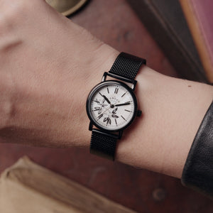 No.24 Camden x Rebecca Vincent on Black Mesh