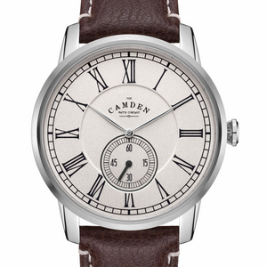 No.29 Steel and Black Mini Second on Brown Leather