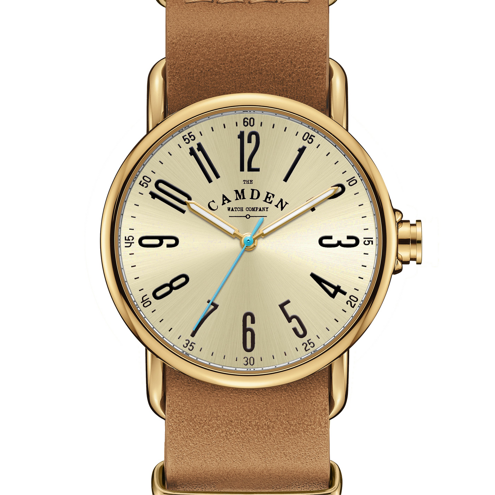 SMALL No.88 Gold on Tan Leather