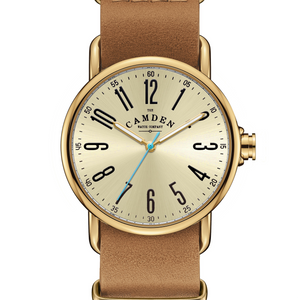 SMALL No.88 Gold on Tan Leather