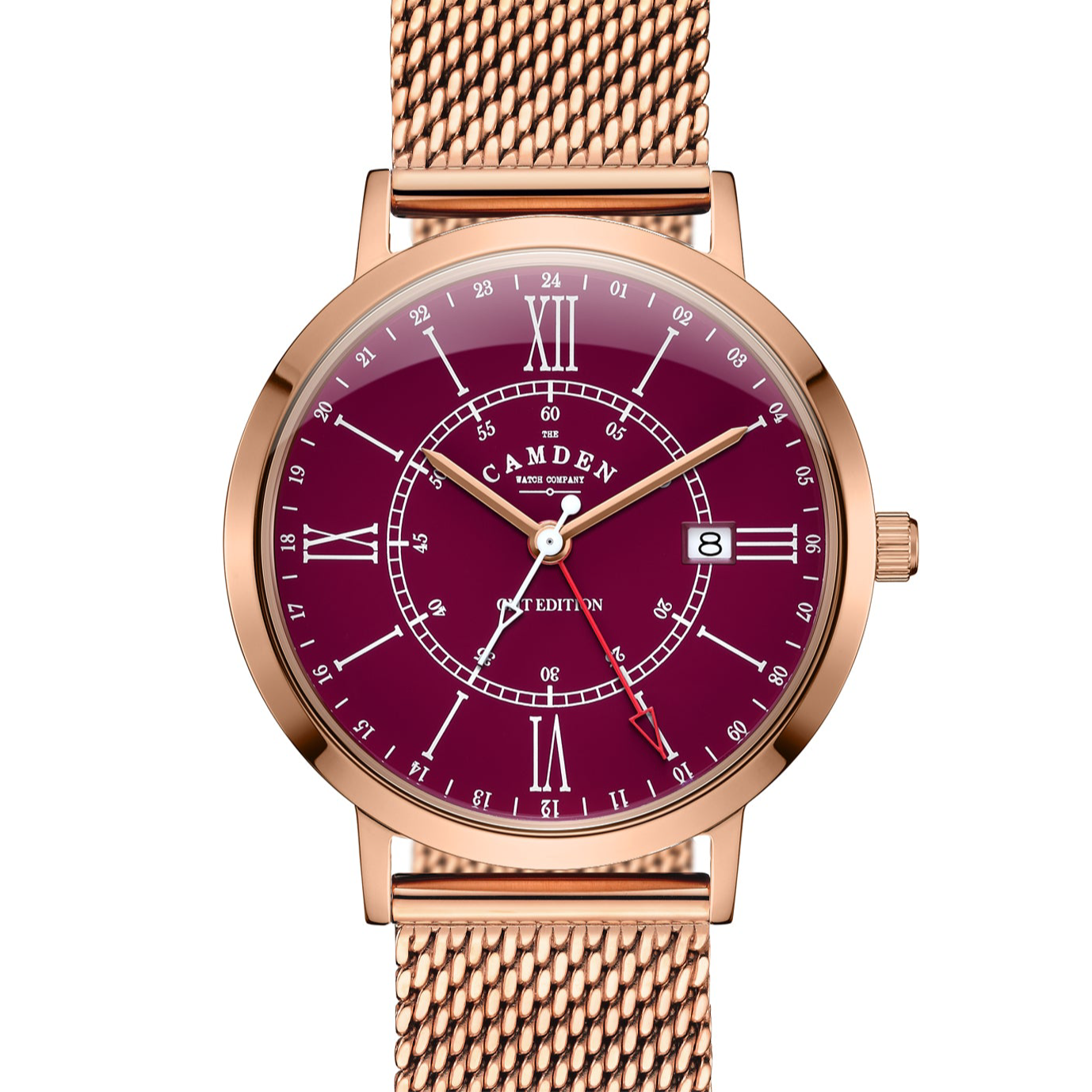 No.27 GMT Rose Gold and Oxblood on Mesh