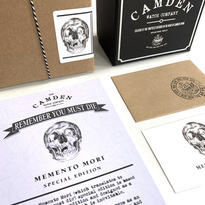 No.24 Memento Mori Black and Rose Gold on Black Mesh