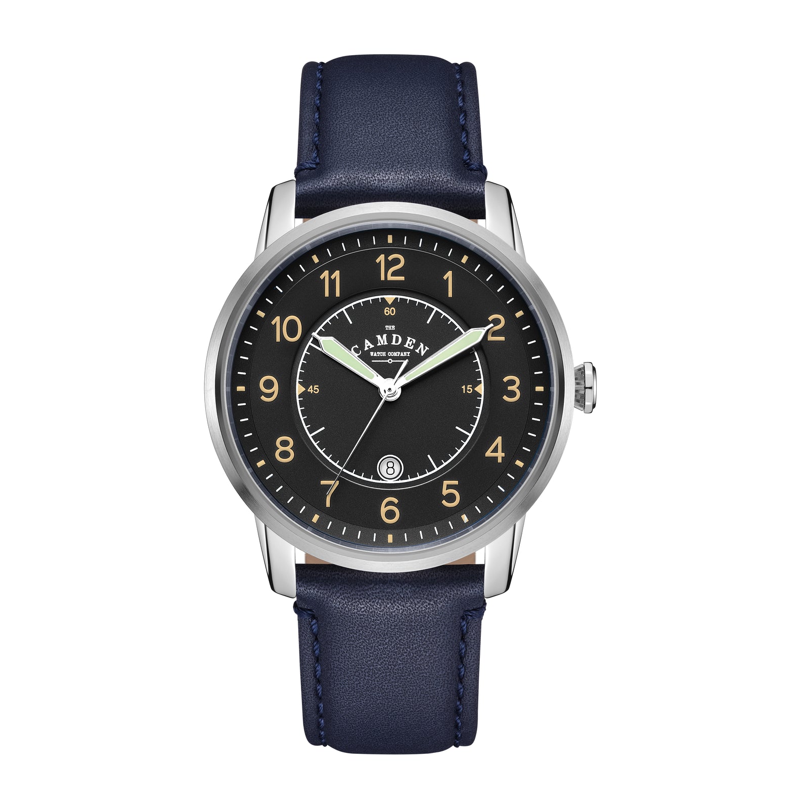 No.29 Type II Steel and Black on Navy Italian Leather