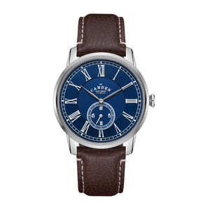 No.29 Steel and Navy on Brown Strap Leather