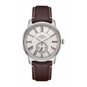 No.29 Steel and Black Mini Second on Brown Leather