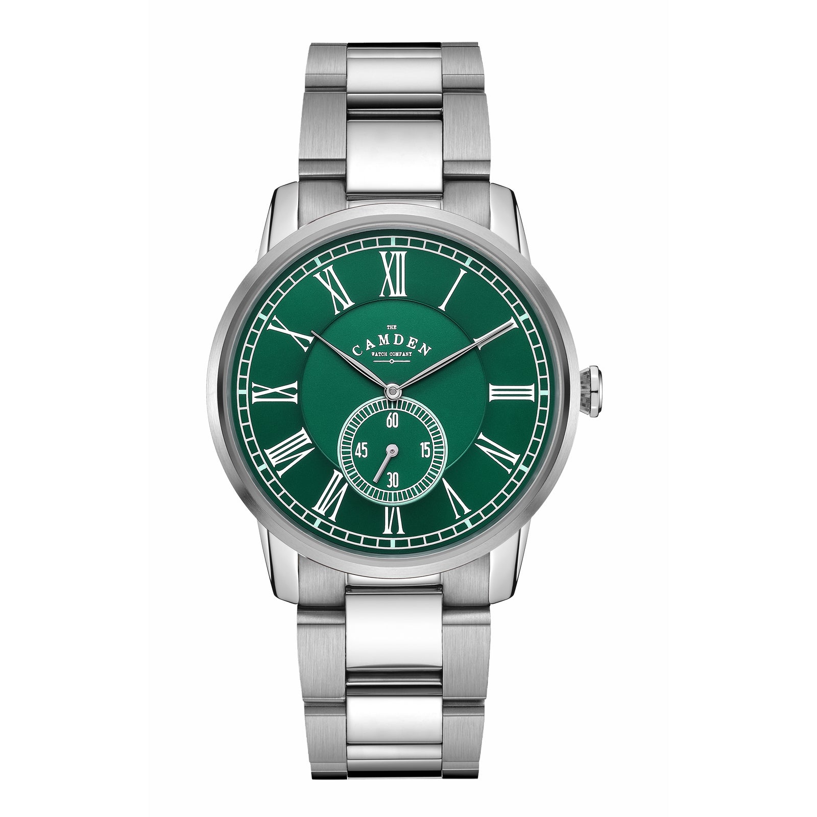 No.29 Steel and Green on Metal Bracelet