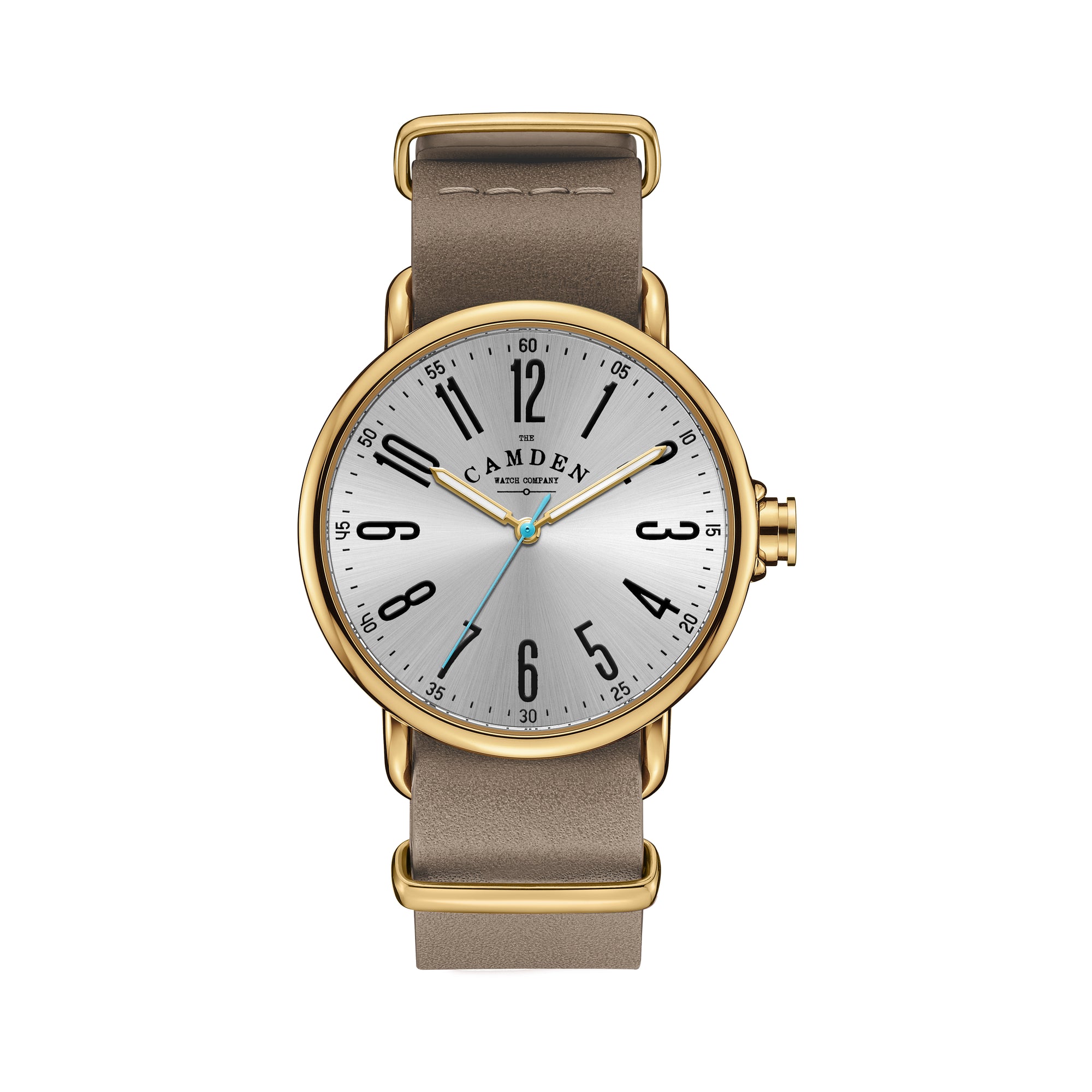 No.88 Gold on Light Brown Italian Leather