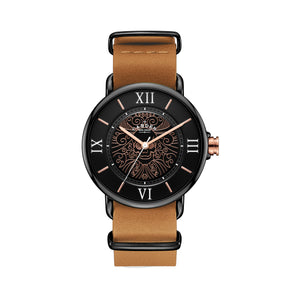 No.88 Memento Mori on Tan Leather