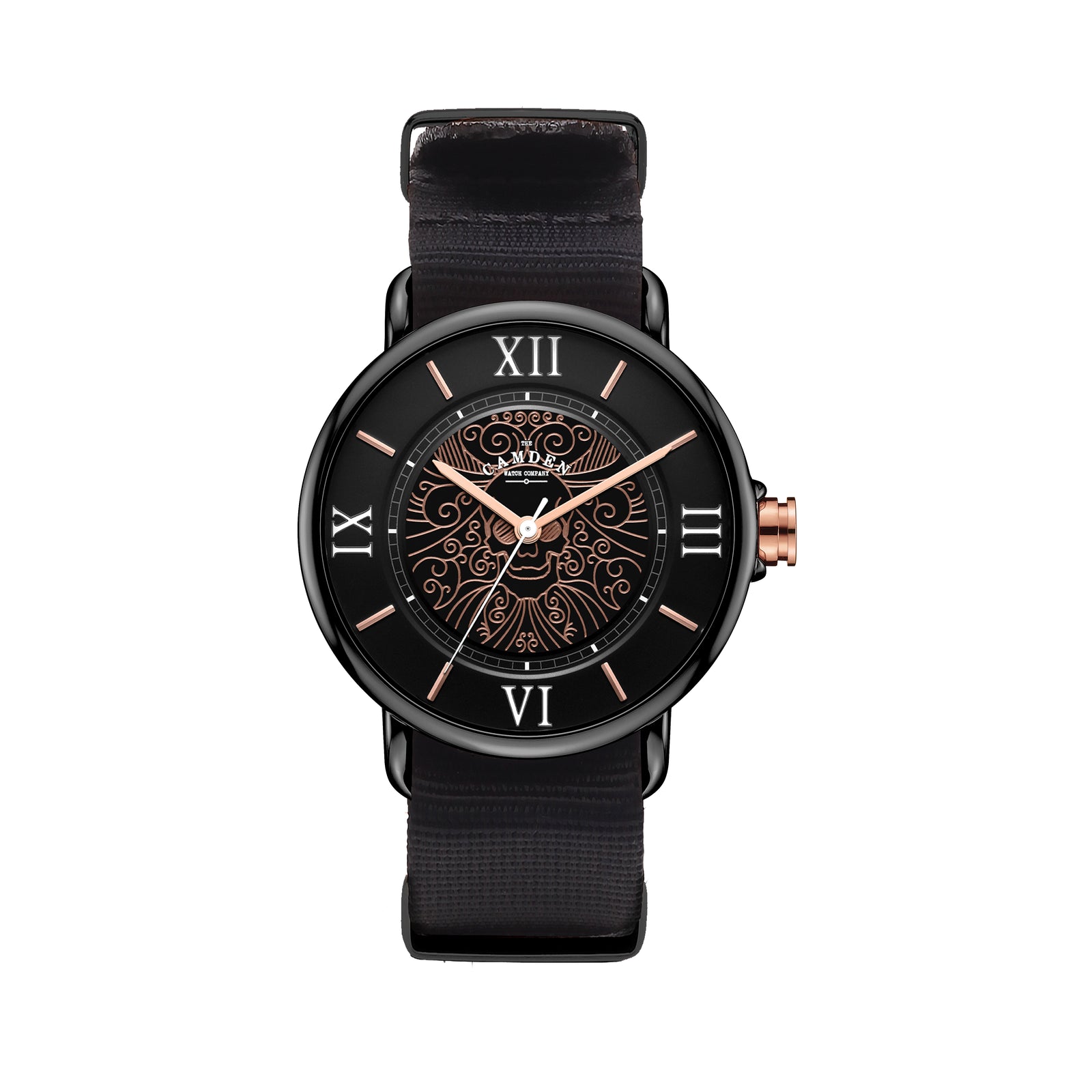 No.88 Memento Mori on Black Nylon