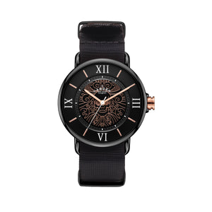 No.88 Memento Mori on Black Nylon