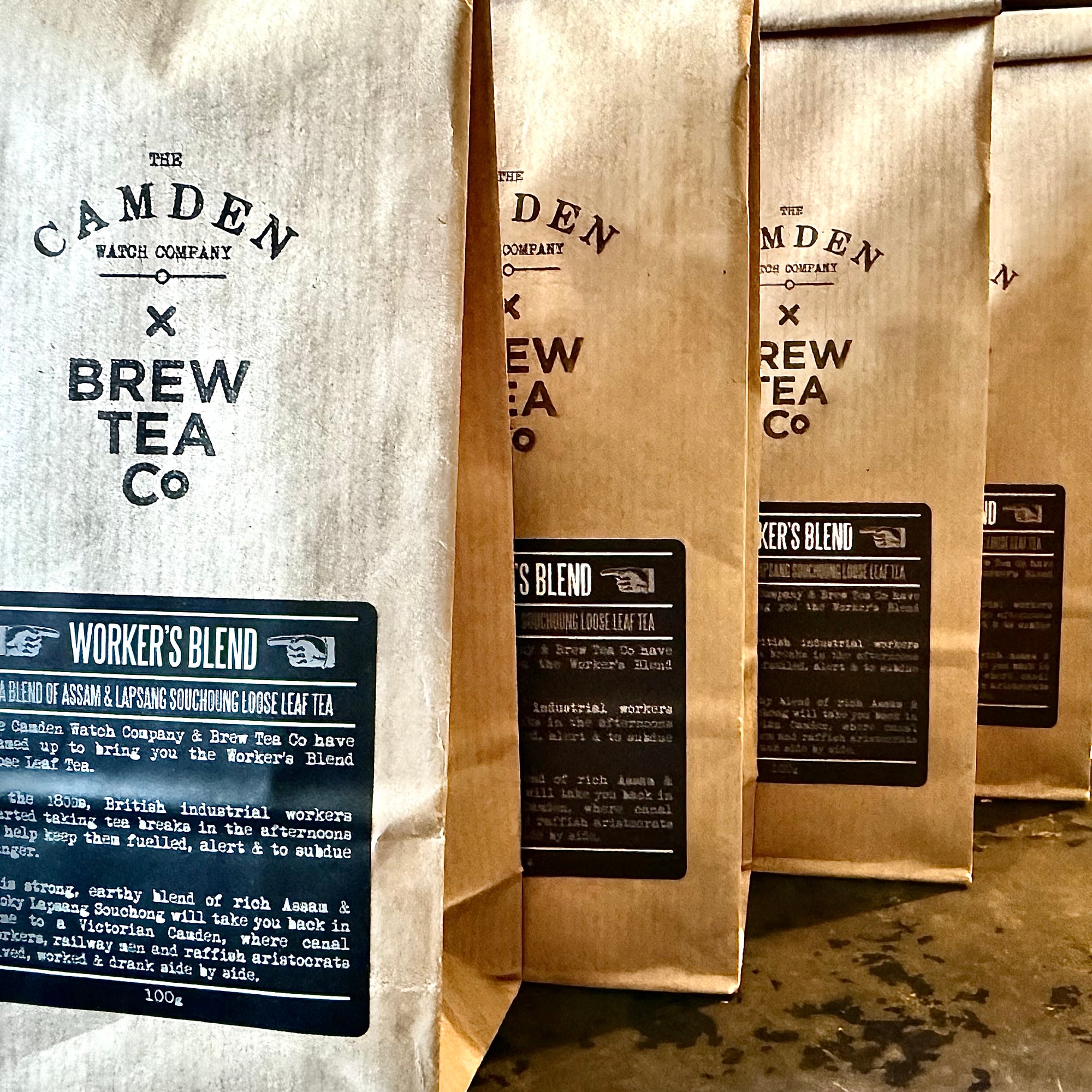 Worker's Blend Loose Leaf Tea - Assam and Lapsang Souchong