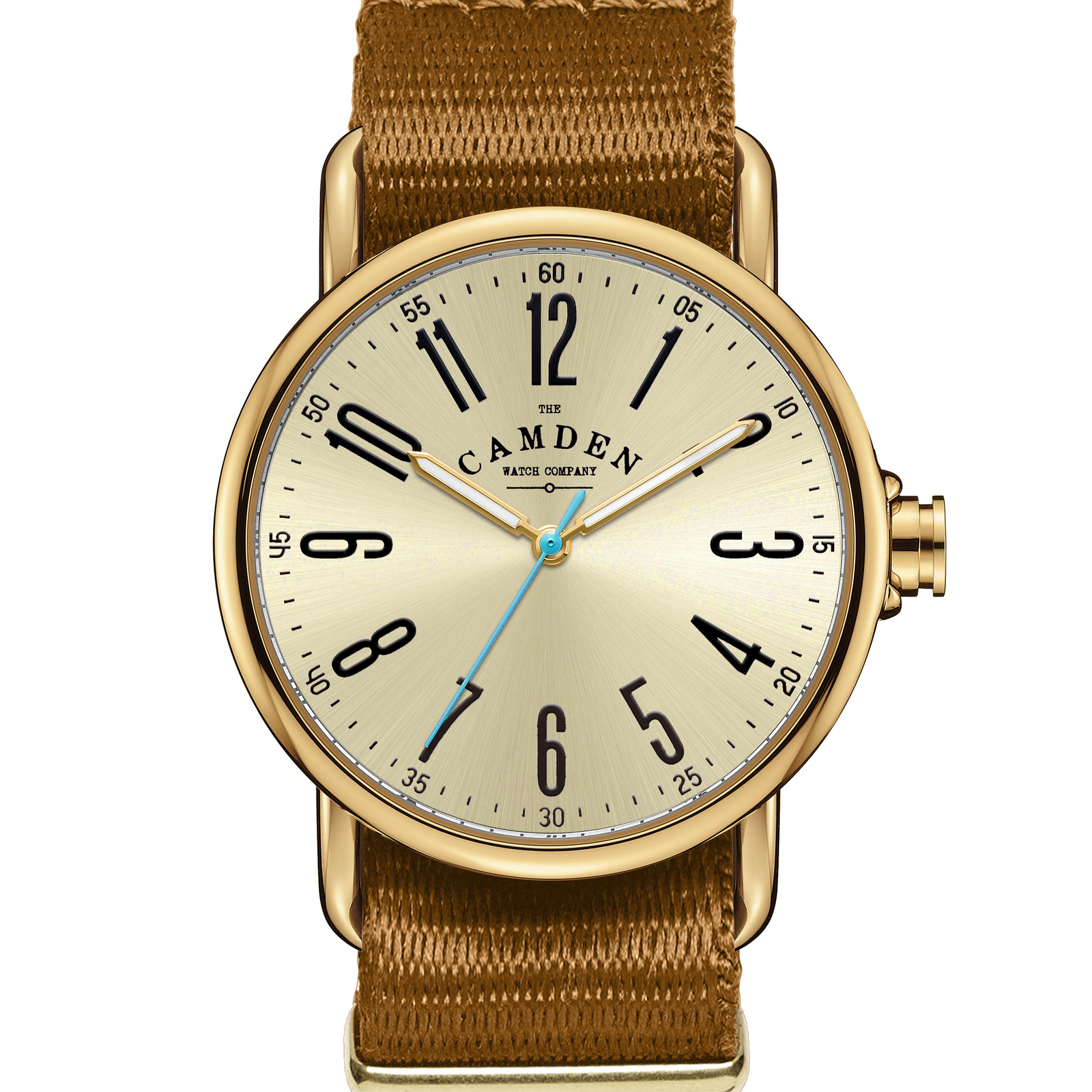 SMALL No.88 Gold on Camel Nylon