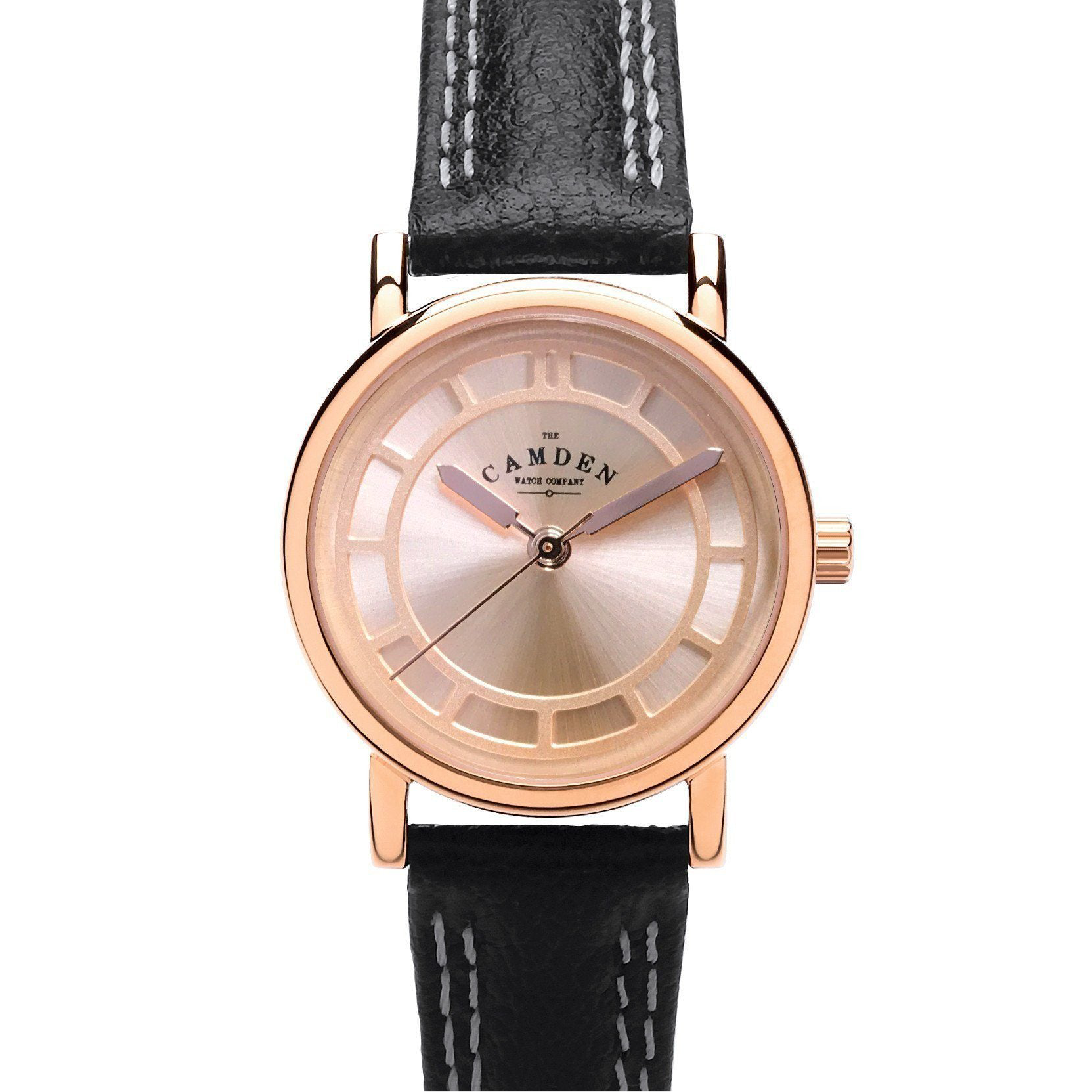 No.24 Type II Rose Gold on Black Leather