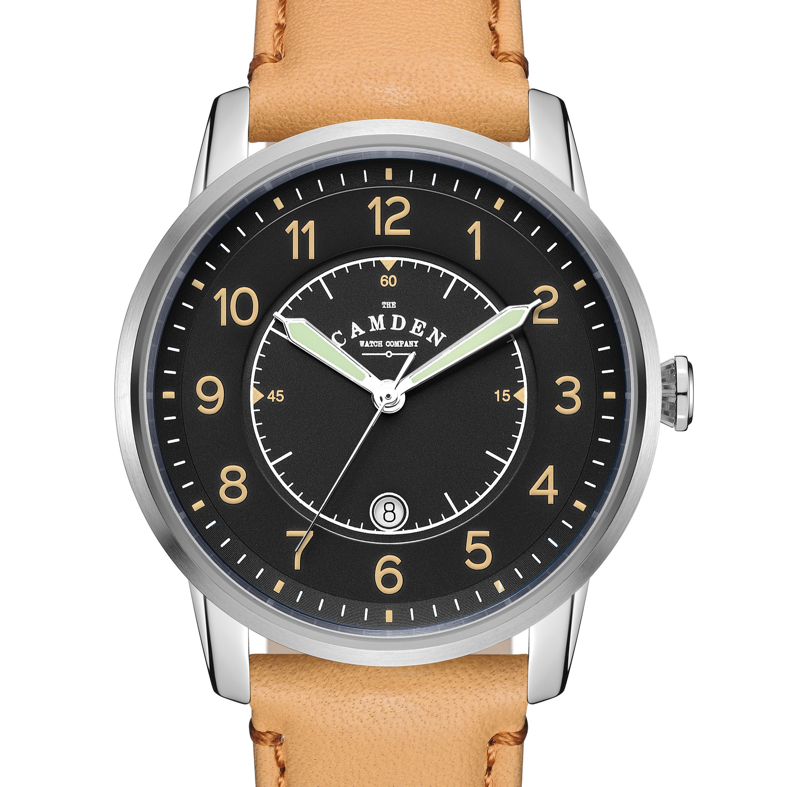 No.29 Type II Steel and Black on Tan Italian Leather