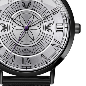 No.27 Witchcraft Black and Silver on Black Mesh