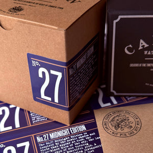 No.27 Midnight Edition on Oxblood Leather