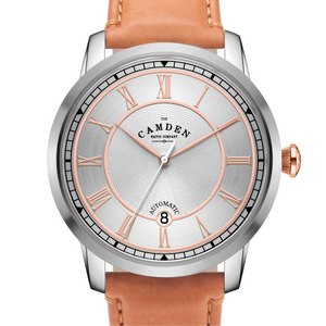 No.29 Automatic Steel and Rose Gold on Tan Italian Leather