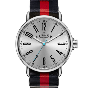 No.88 Steel on Red & Black Nylon