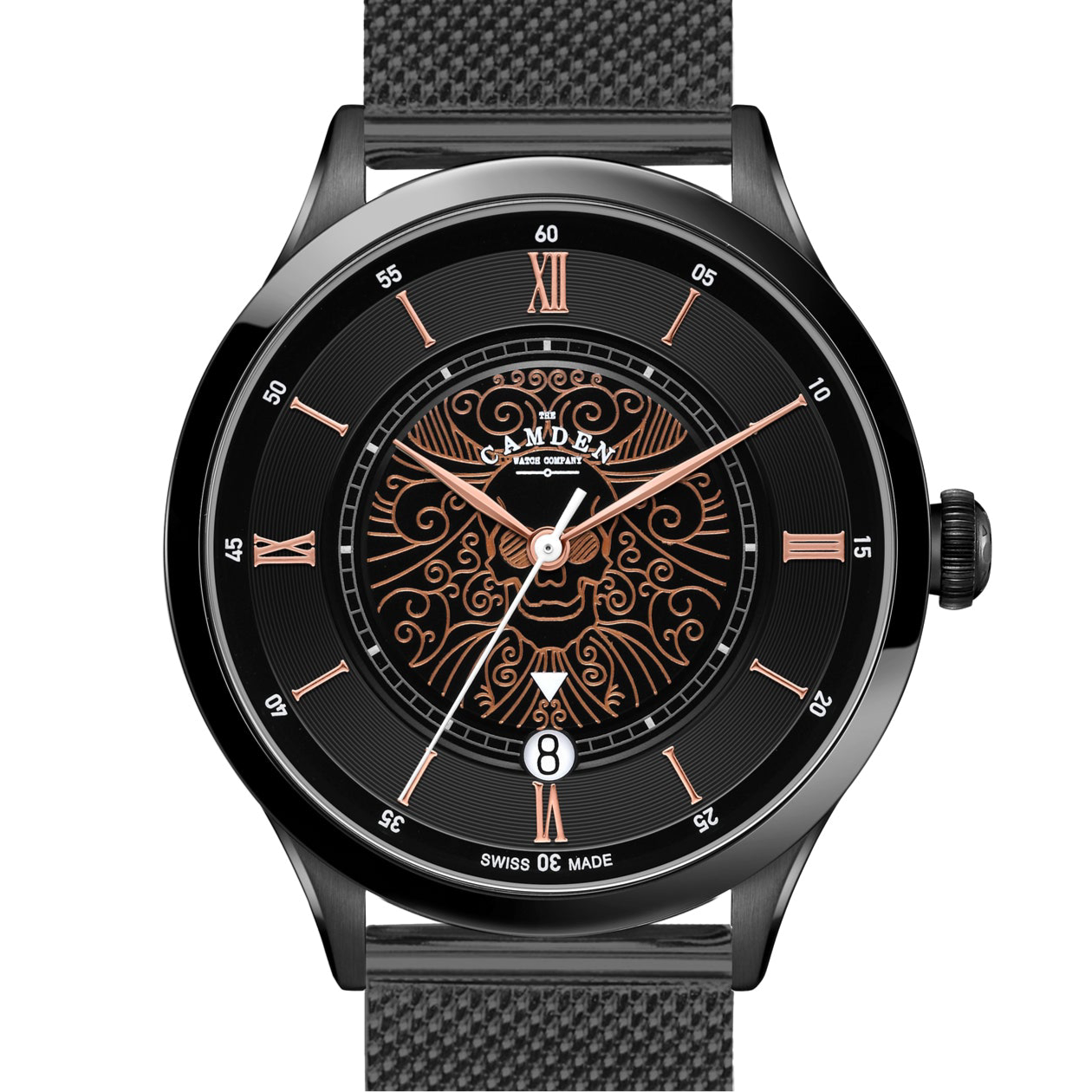 No.274 Swiss Automatic Memento Mori on Mesh band