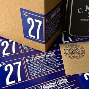 No.27 Midnight Edition on Black Leather