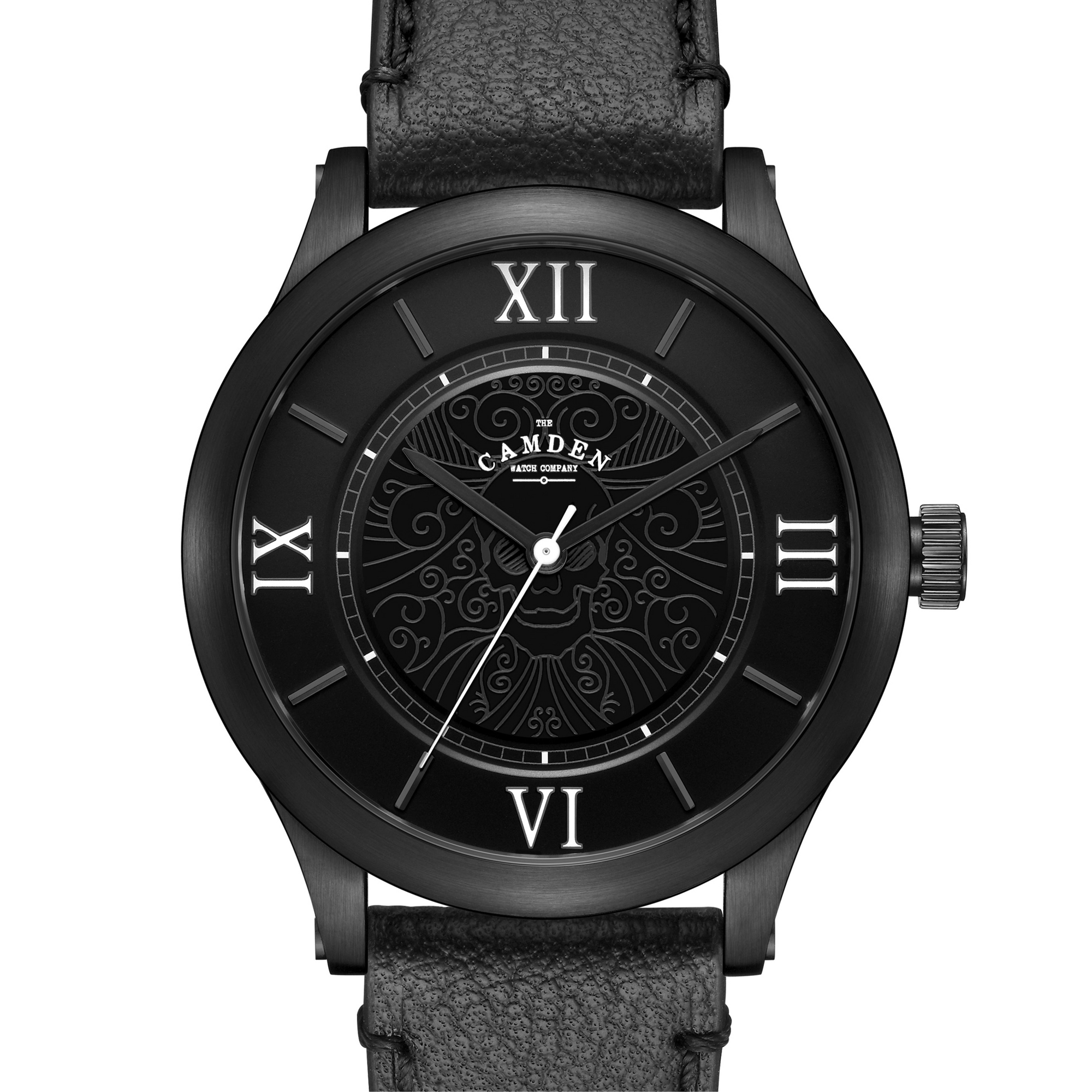 No.253 Memento Mori Black on Black Leather