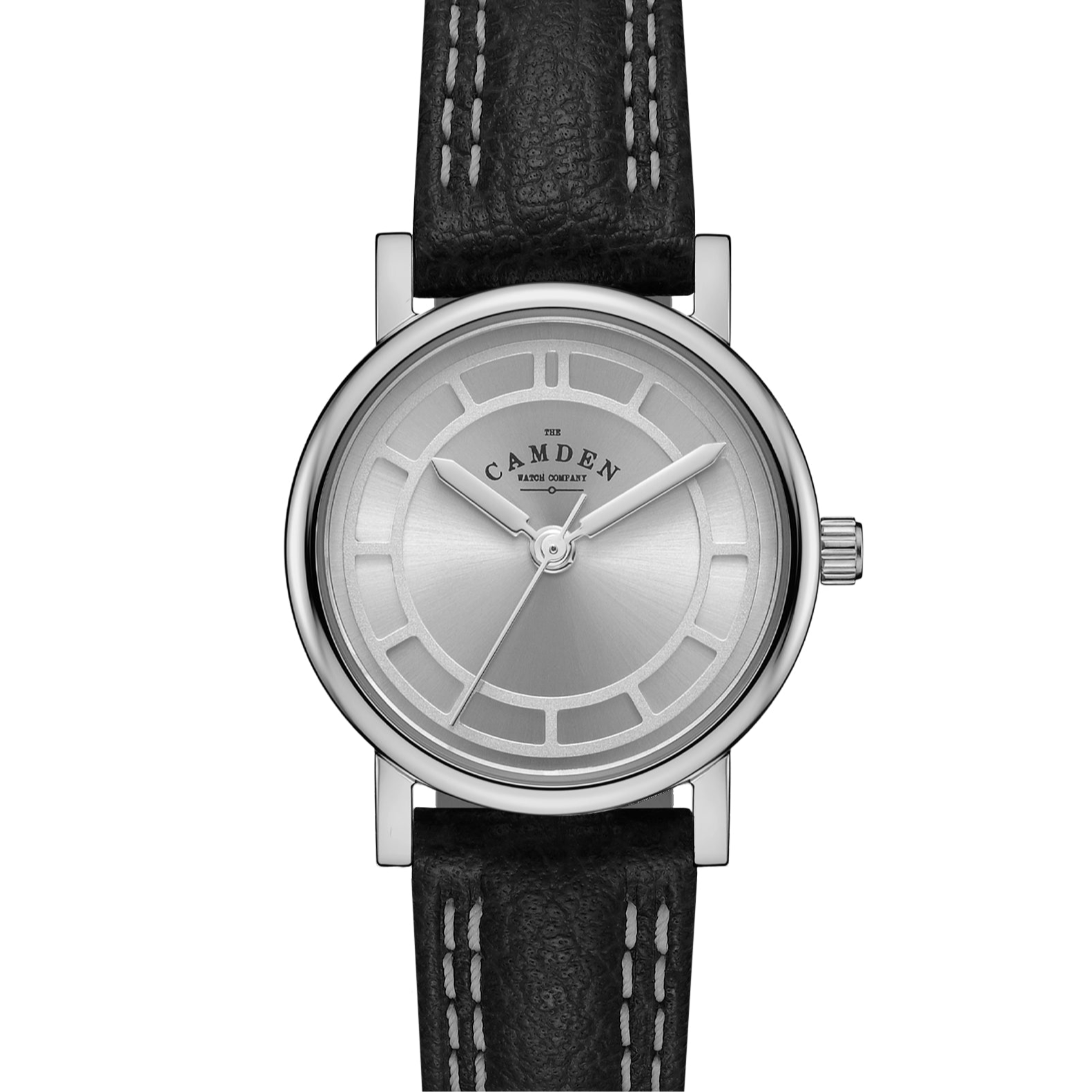 No.24 Type II Steel on Black Leather