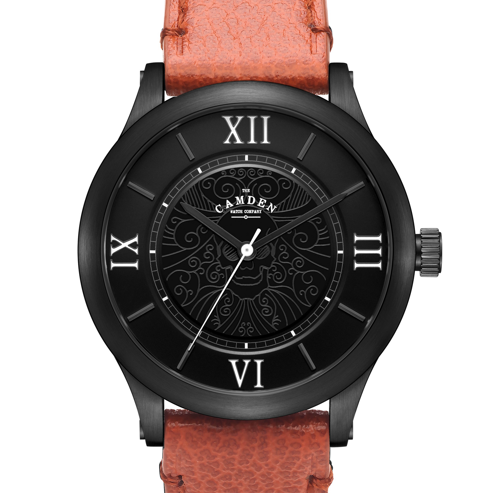 No.253 Memento Mori Black on Tan Leather