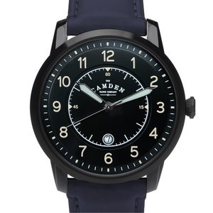 No.29 Type II Black on Navy Italian Leather
